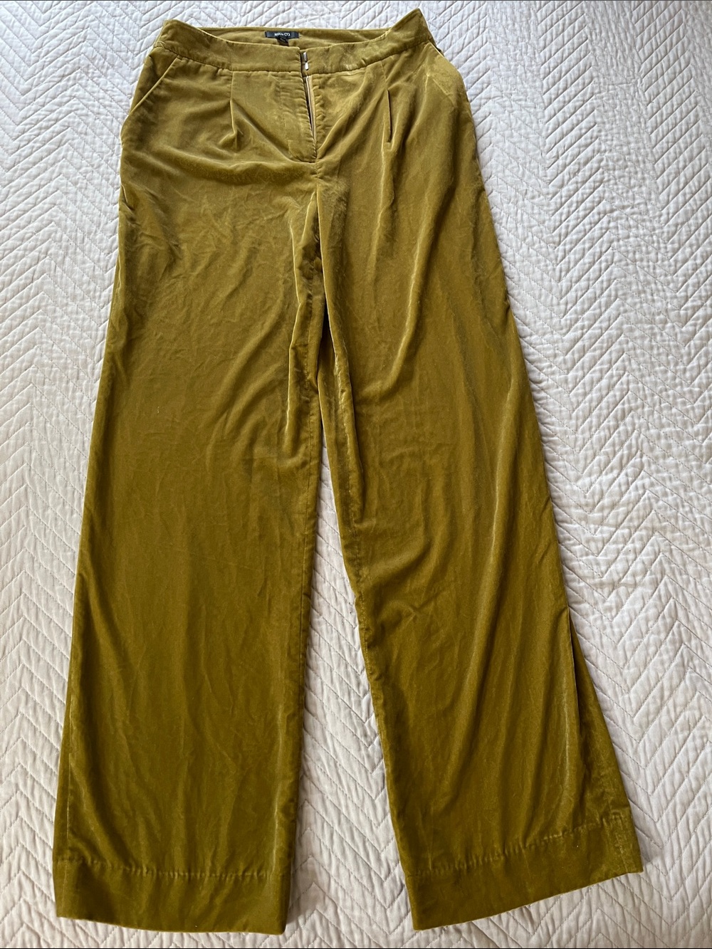 RW&CO. Mustard Velvet Trousers
